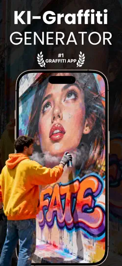 Screenshot von Graffiti AI: Mural & Wall Art auf dem iPhone 1