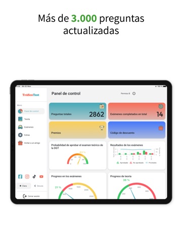 TraficoTest – Test DGT 2026 iPad screenshot 2
