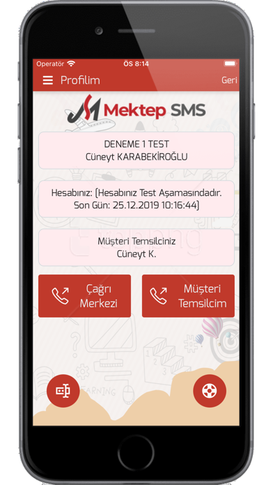 Mektep SMS Screenshot
