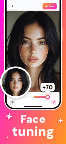TuneAI: Body & Face Editor screenshot