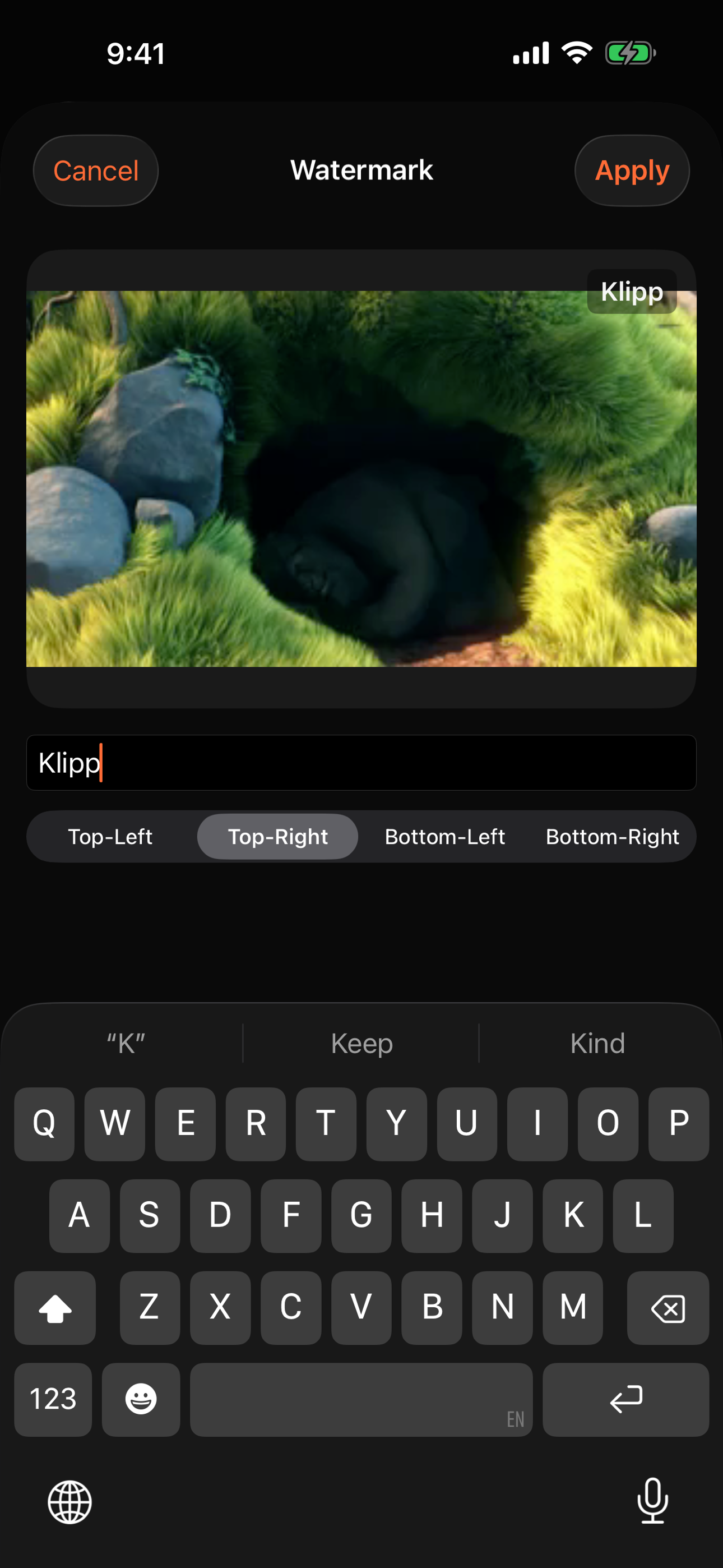 Klipp video for whatsapp screenshot 6