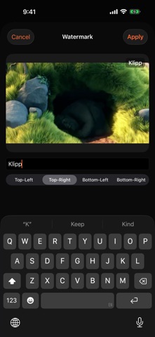 Klipp video for whatsapp Screenshot 6 of 8