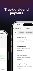 Dividend Tracker - Plainzer screenshot