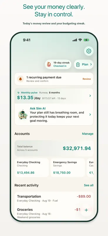 Simply Finance: Budget Tracker screenshot 1 of 10