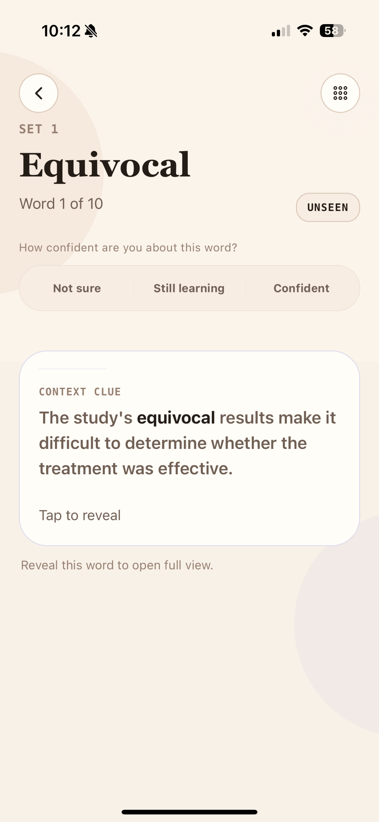 Mnemonicly: Vocabulary Builder