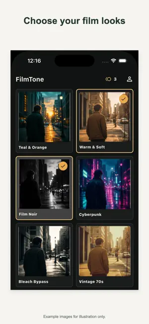 FilmTone AI - Cinematic Looks screenshot 2