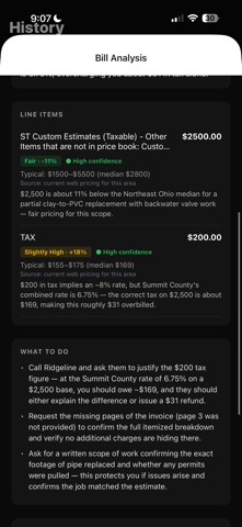 BillChecker3000 Screenshot 5 of 6