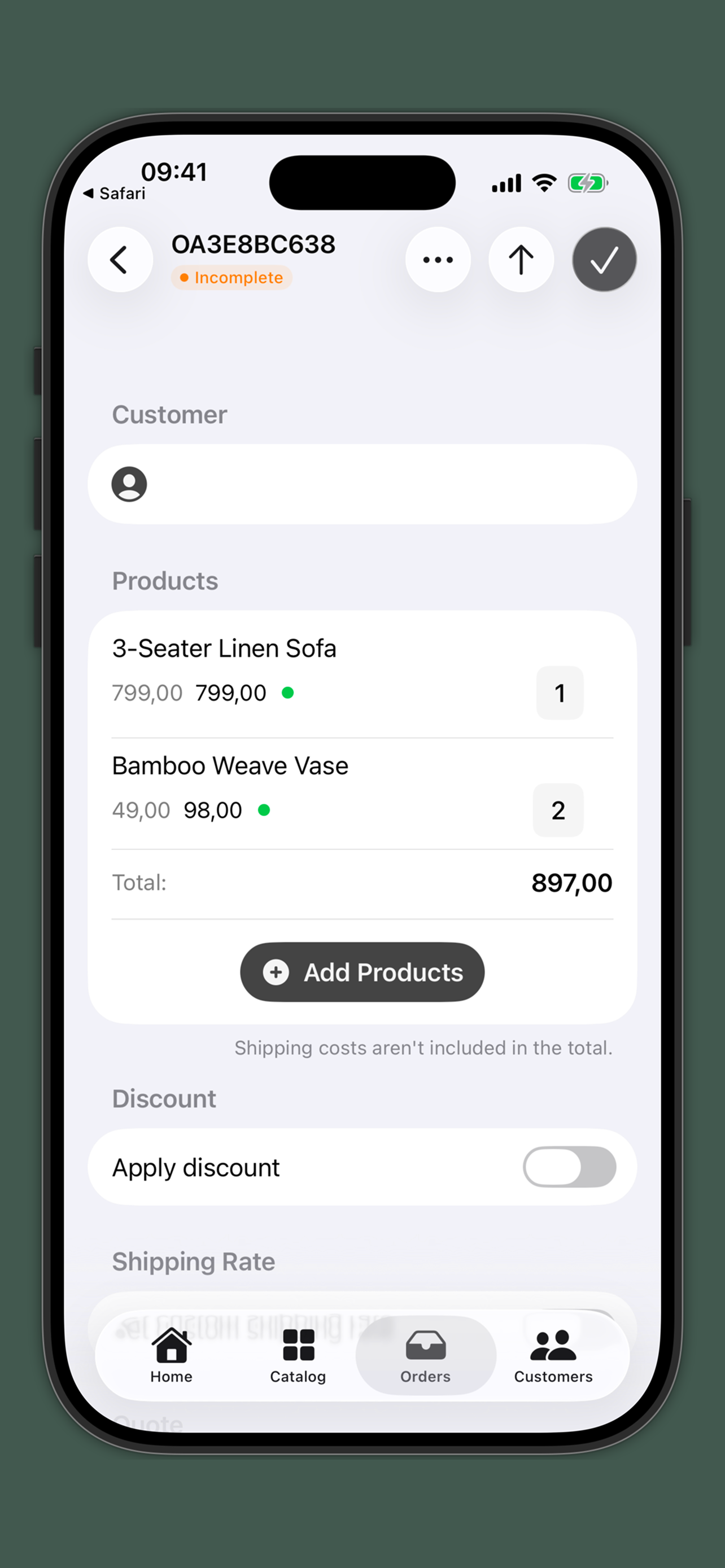 Orderchamp B2B Sales App
