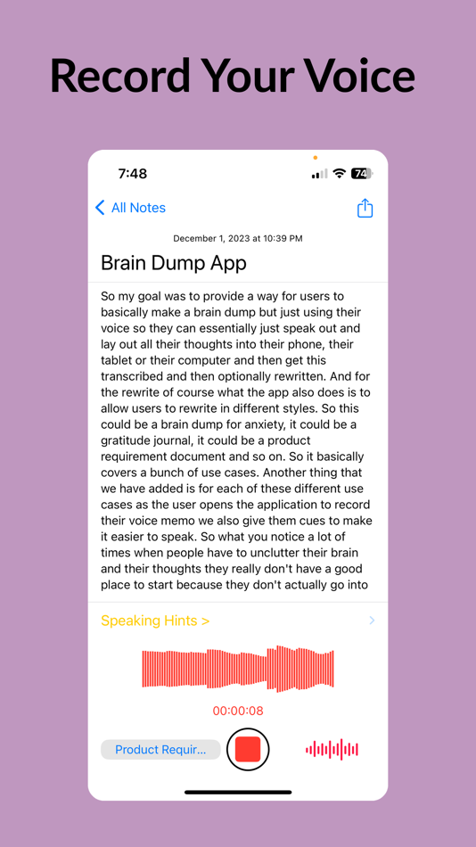 #2. Brain Dump: Voice to Markdown (macOS) 由: Saravanan Pitchaimani