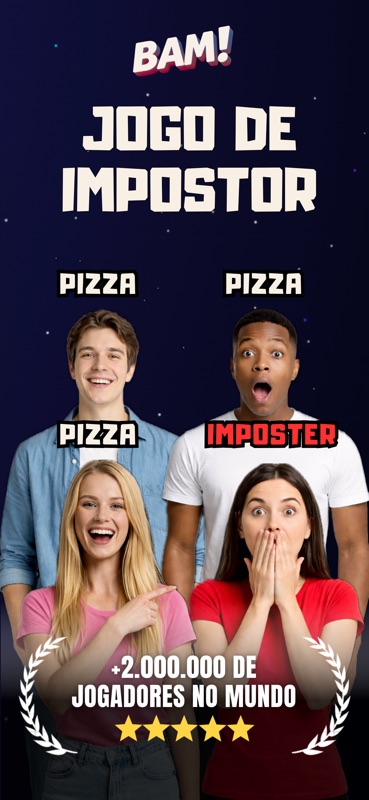 Jogo do Impostor - BAM! screenshot 1