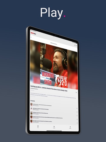 KBEAR 92.3 iPad screenshot