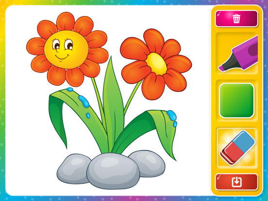 Toddler Coloring Book for Kids iPad screenshot 8 - Education app