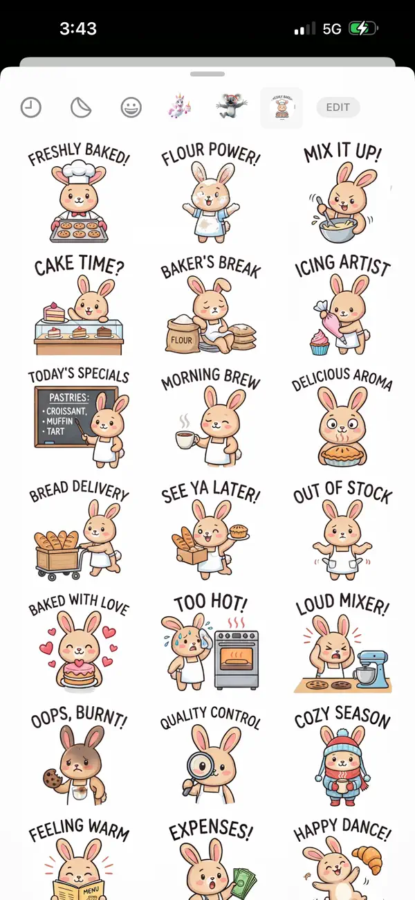 Screenshot #3 pour Baker Bunny's Sweet & Savory