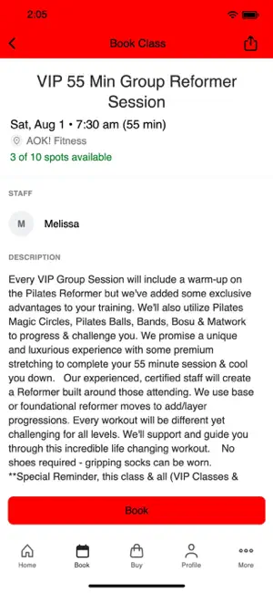 AOK! Fitness screenshot 3