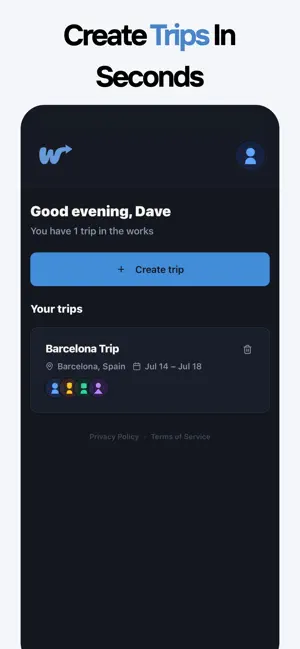 Waymark – Trip Planner screenshot 1