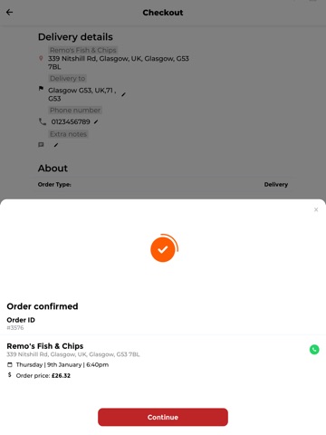 Remo's Fish & Chips iPad screenshot