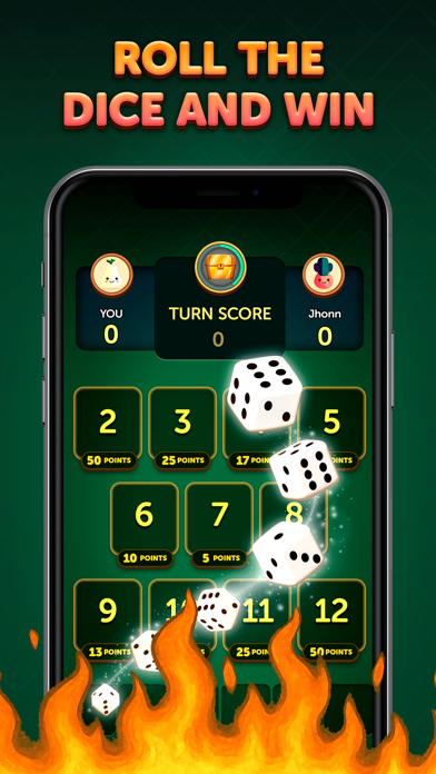 Hot Rolls Dice Strategy Game screenshot 2