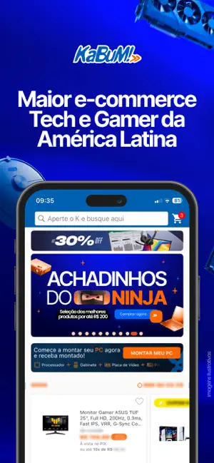 KaBuM! Comprar Online iPhone screenshot 4