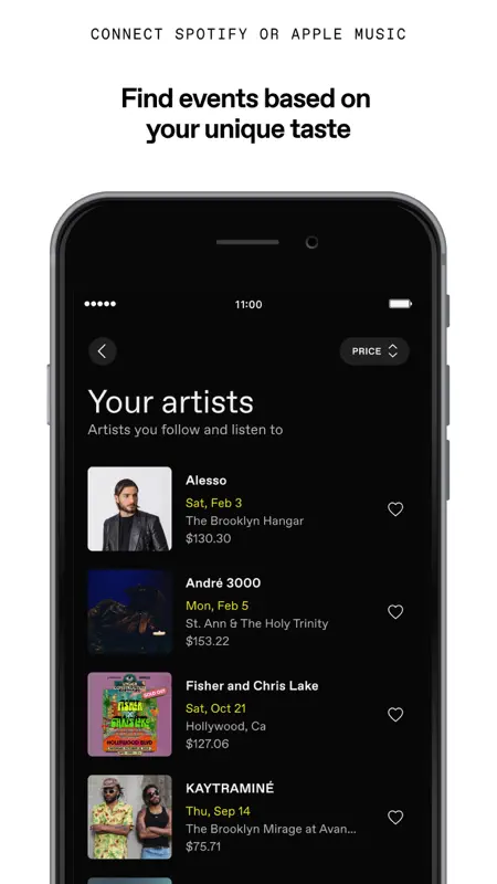 DICE: Live Shows screenshot 7 of 8
