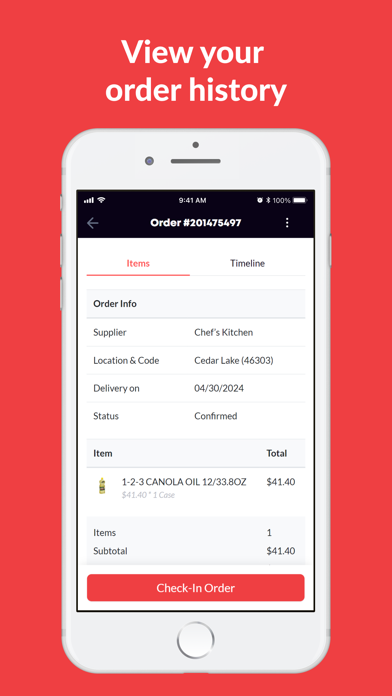 Chefs Kitchen Foodservice Screenshot