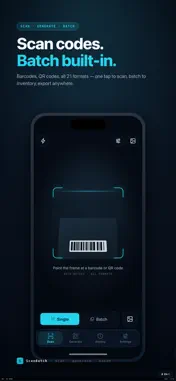 ScanBatch · QR Code Scanner screenshot 1