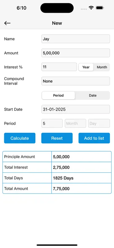 Interest Calculator: Finance screenshot 7 of 8