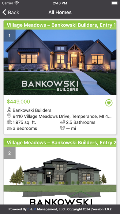 Toledo HBA Parade of Homes Screenshot