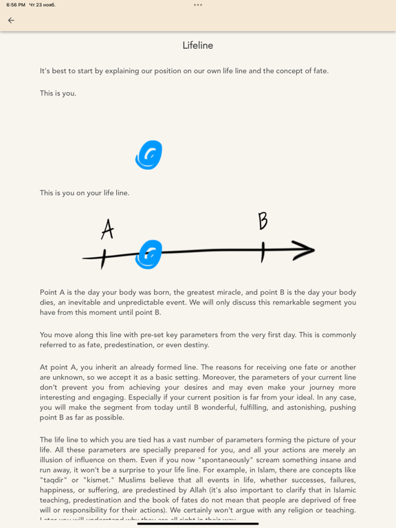 Egoistics iPad screenshot 8 - Lifestyle app