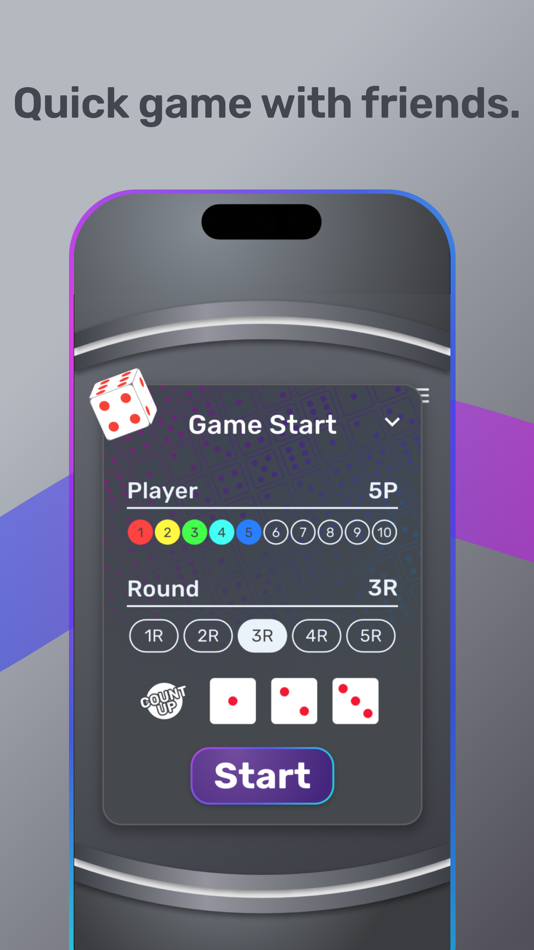 #2. DiceThree (iOS) 由: shogo isaji