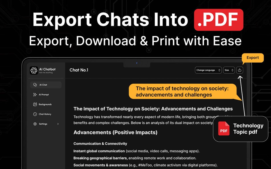 #5. Chatbot: Ask AI Assistant Bot (macOS) Podle: Muhammad Azeem