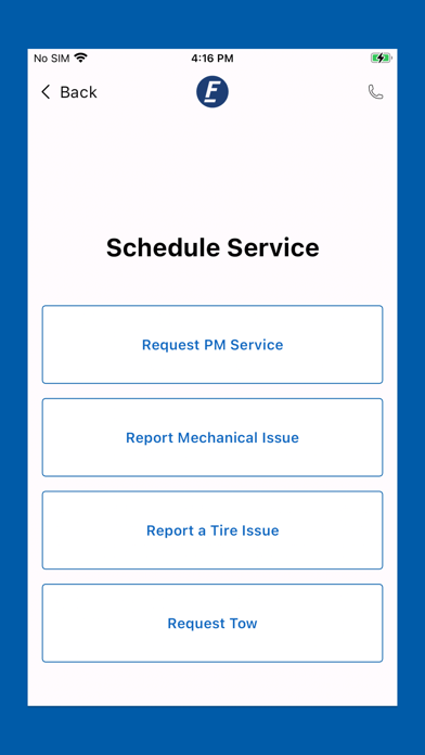 FleetNet Mobile App Screenshot