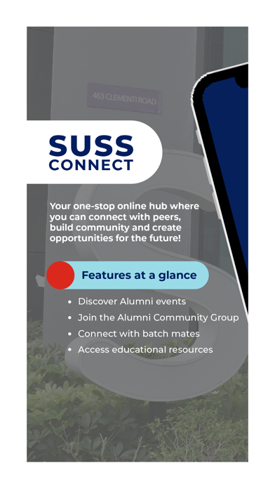 SUSSConnect app screenshot