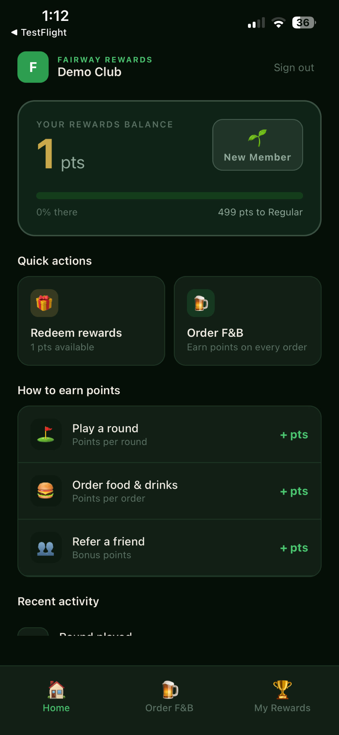 Fairway Rewards screenshot 3