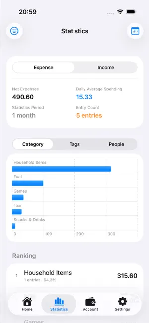 Dotly-Simple accounting tool screenshot 3