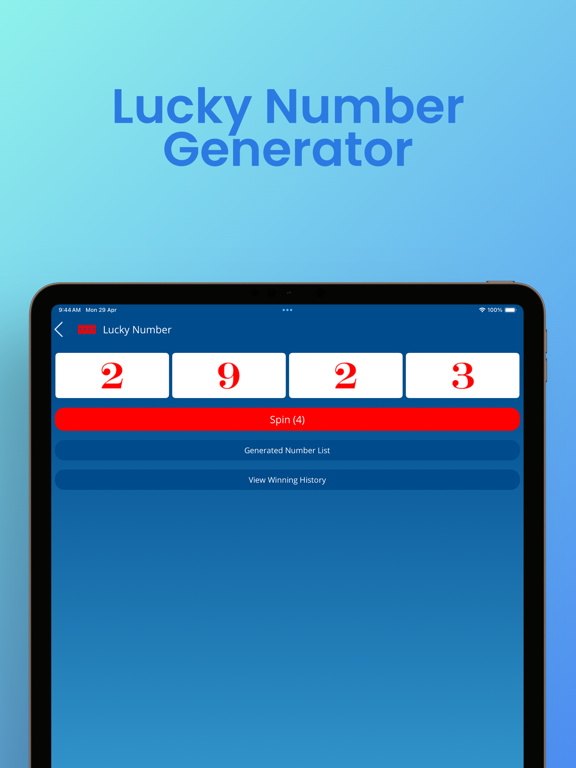 SG Pool 4D, Toto & Sweep iPad screenshot 8 - Lifestyle app