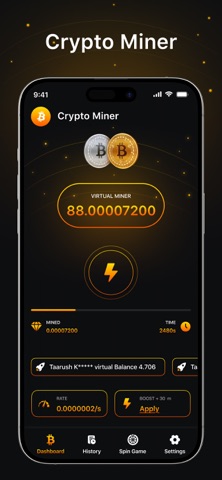 Crypto Miner+ Screenshot 1 of 4