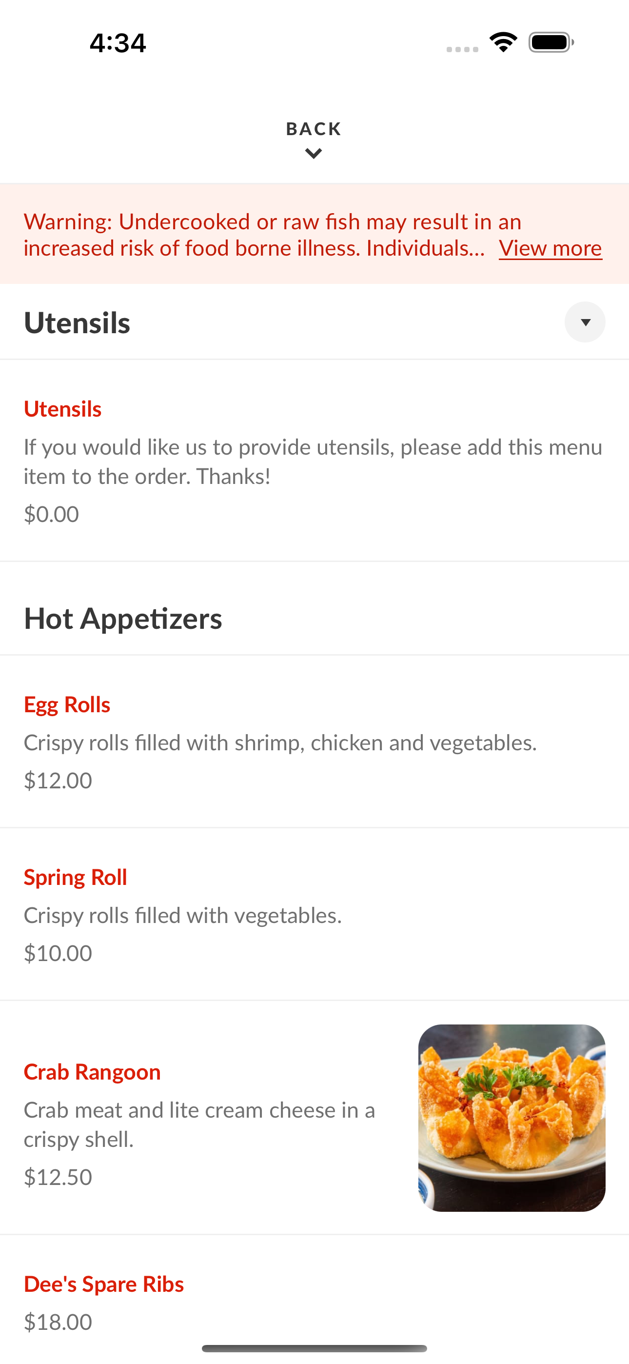 Dee's Mandarin & Sushi Lounge screenshot 3