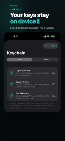 Moray: SSH Client & SFTP Screenshot 5 of 10