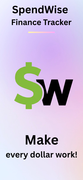 SpendWise - Finance Tracker Screenshot 1 of 7