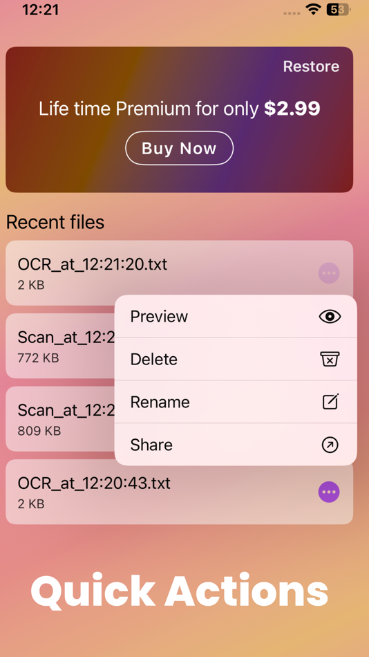 #2. Document Scanner: PDF, ID Scan (iOS) 来自: Sheraz Khan