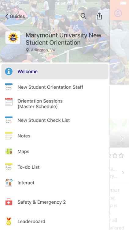 Marymount Orientation