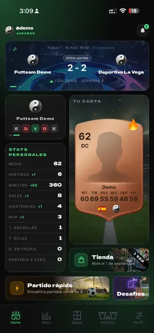 FUTTEAM – Amateur Football screenshot 1