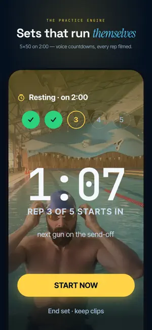 SwimLab — Train & Race Camera screenshot 4