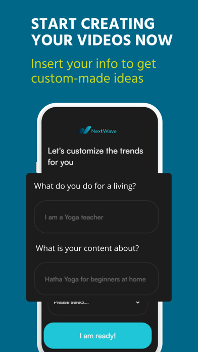 Nextwave Trends Idea Generator Screenshot