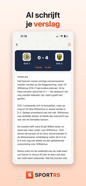 Sportrs Teamsport screenshot 2