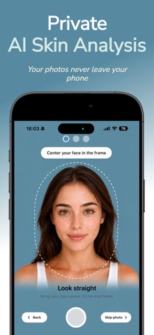 WisoCare: Skin Analysis AI iPhone screenshot