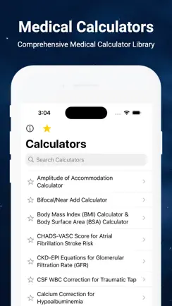 Medical Calculators App iPhone image 1