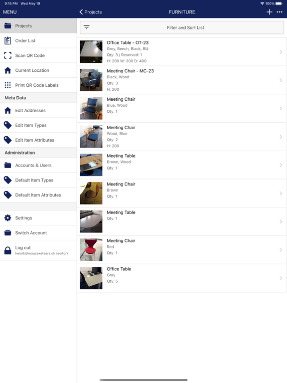 Screenshot #6 pour Reloc Inventory