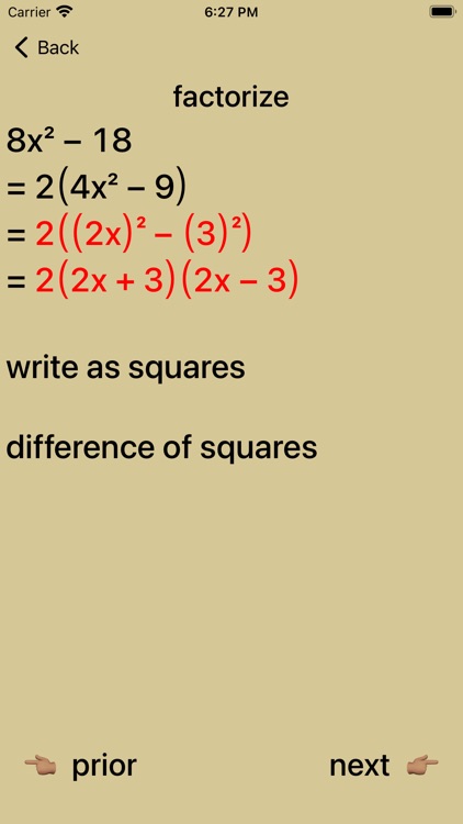 Quadratic Factoring screenshot-8