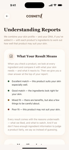 Cosnetix Cosmetic Scanner Screenshot 8 of 8